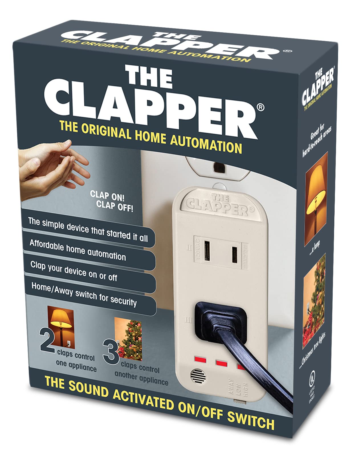 The Clapper โ Sound Activated Light Switch