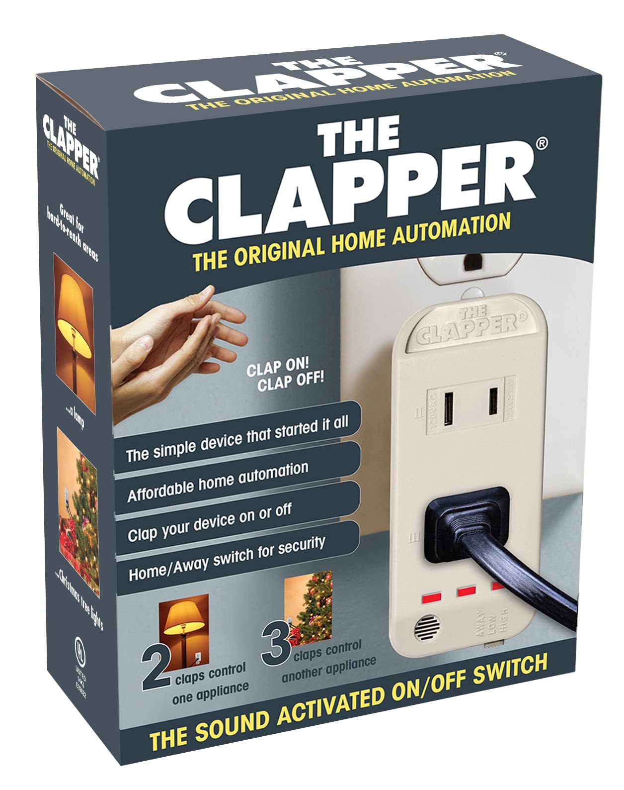 The Clapper โ Sound Activated Light Switch