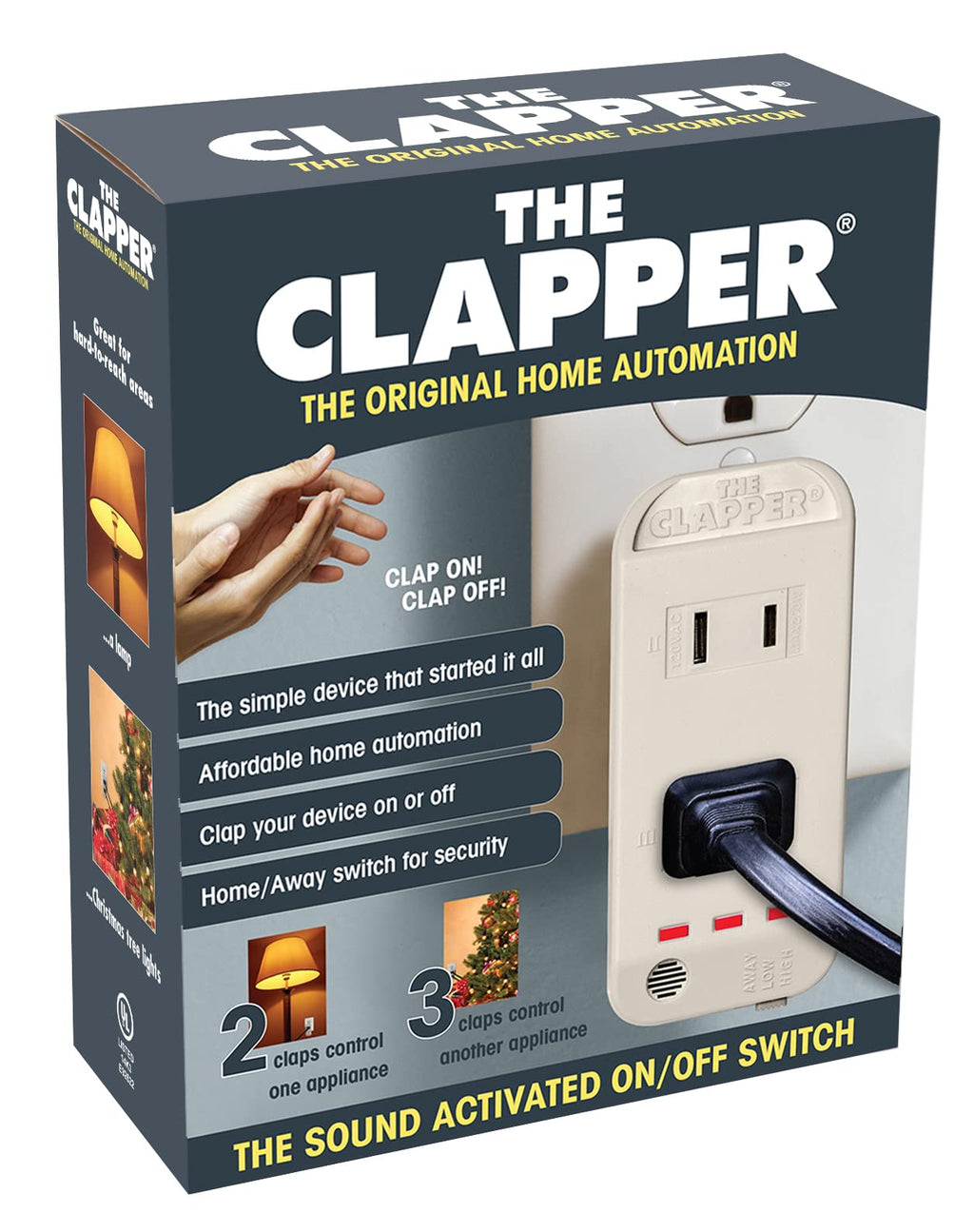 The Clapper – Sound Activated Light Switch