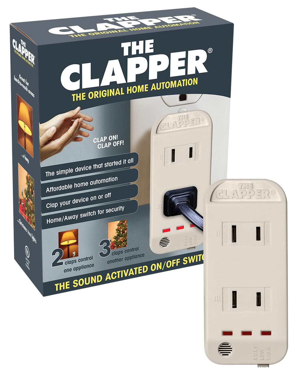 The Clapper – Sound Activated Light Switch
